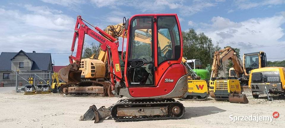 Minikoparka YANMAR SV 16 17t 14r SV 18 20 22 VIO Sułów sprzedam