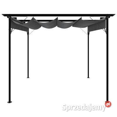 vidaXL Pergola ogrodowa ze zwijanym dachem 3x3 m Warszawa