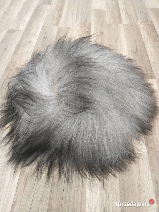 Poduszki Okrągłe Skóra Owcza Naturalna Poduszka Szaflary