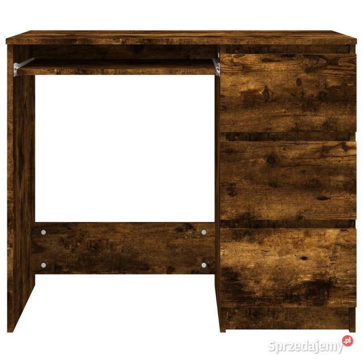 Biurko przydymiony dąb 90x45x76 materiał Warszawa