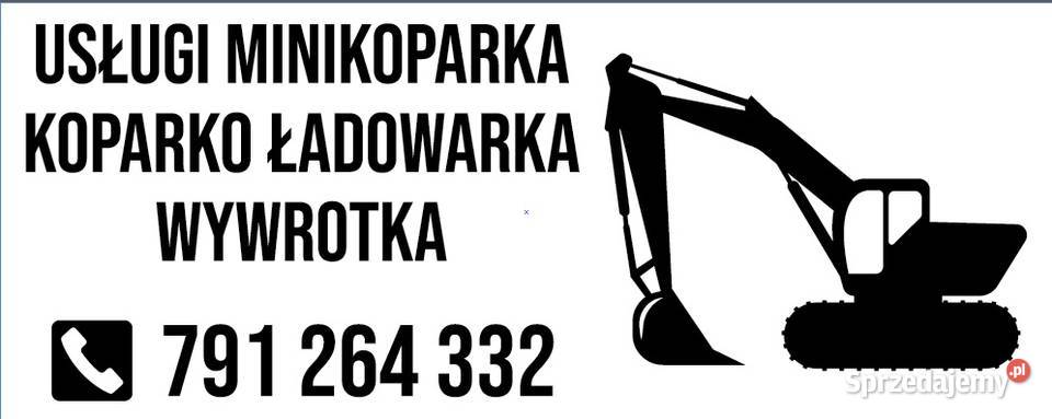 Uslugi Rybakiem Utwardzanie terenu drogi Koparka Piotrków Trybunalski