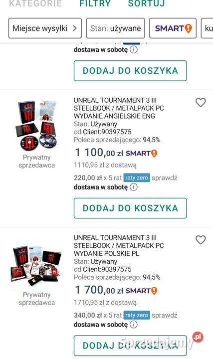 Unikat Unreal tournament III steelbox metalbox Kielce