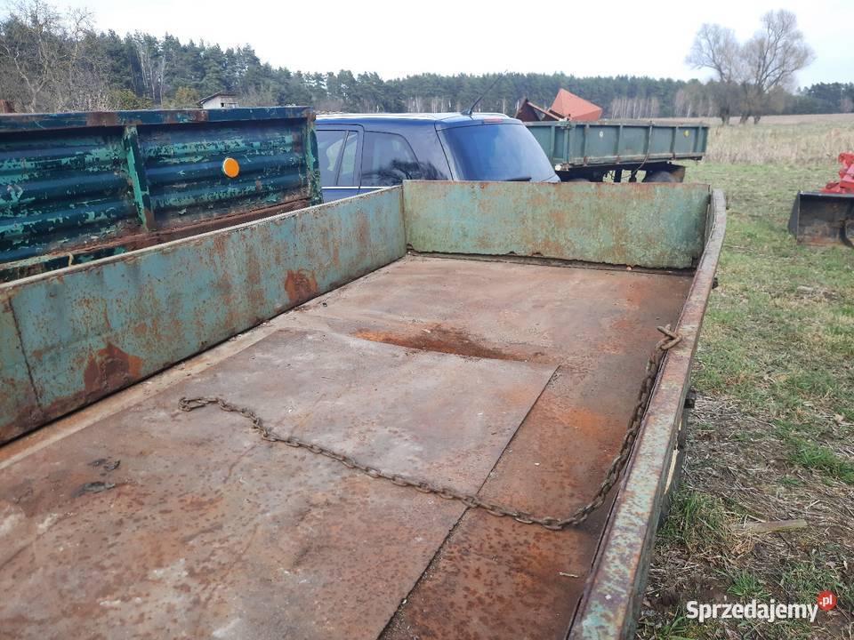 Sprzedam przyczepkę sam bez papierów 880286461 Maszyny rolnicze Głogów