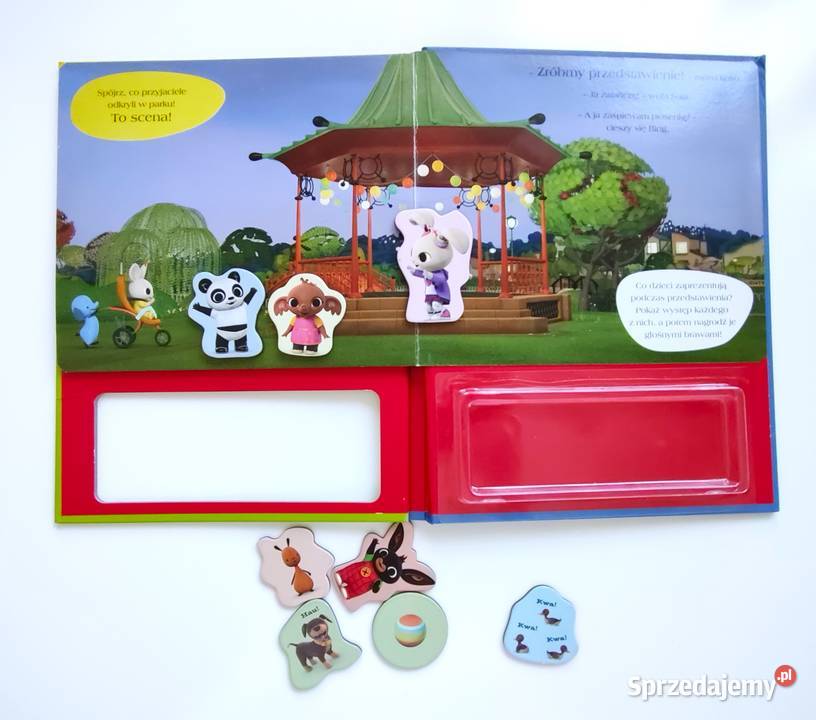 Bing Zabawa w parku Książka z magnesami Harper Katowice sprzedam