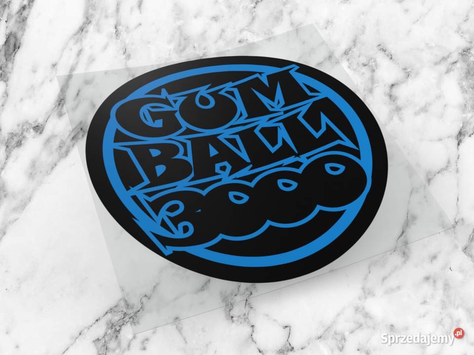 Naklejka GUMBALL 3000 10 x 10 gum ball race 6 Choroszcz