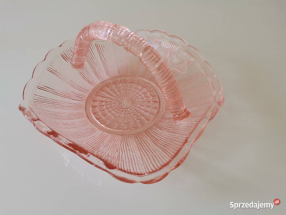 Stary nieużywany różowy koszyczek Cora HSG Katowice