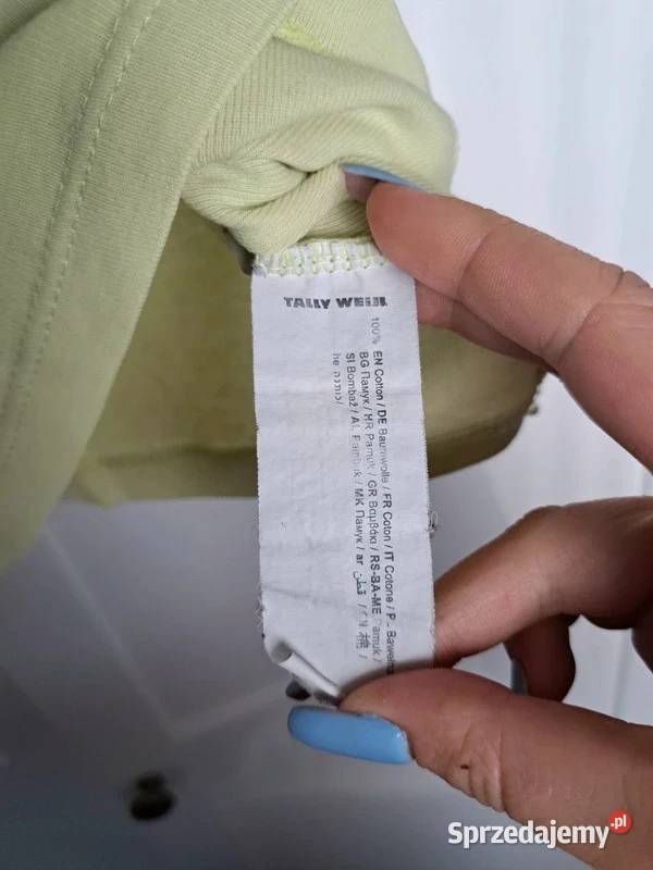 Żółty top Tally Weijl XXS delikatna elegancka Trąbki Wielkie sprzedam