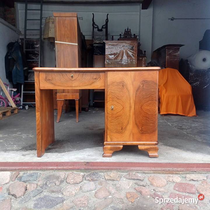 Stylowe Biurko w stylu ArtDeco lata 30 XX w wielkopolskie Suchorzew