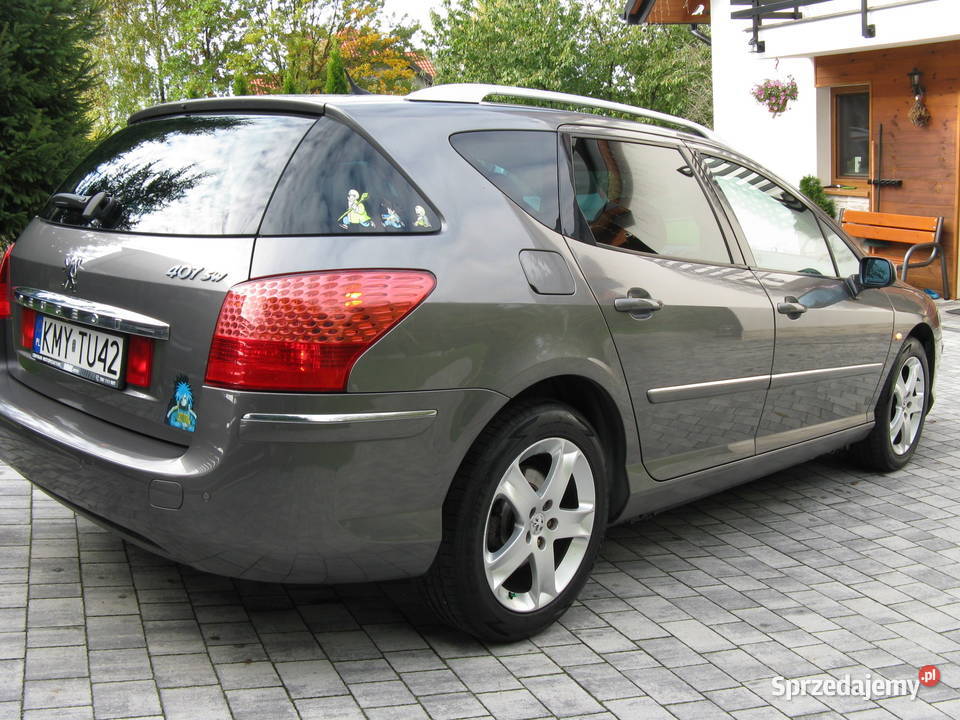 Śliczny 407 SW 20 HDI PREMIUM Bogata Wersja immobilizer 407