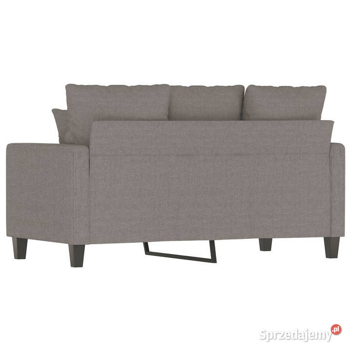 Sofa 2osobowa kolor taupe 120 tapicerowana