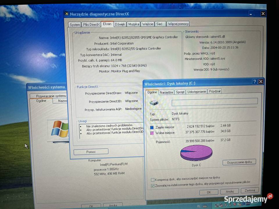 Stary laptop Maxdata Pro 6100X sprzedam