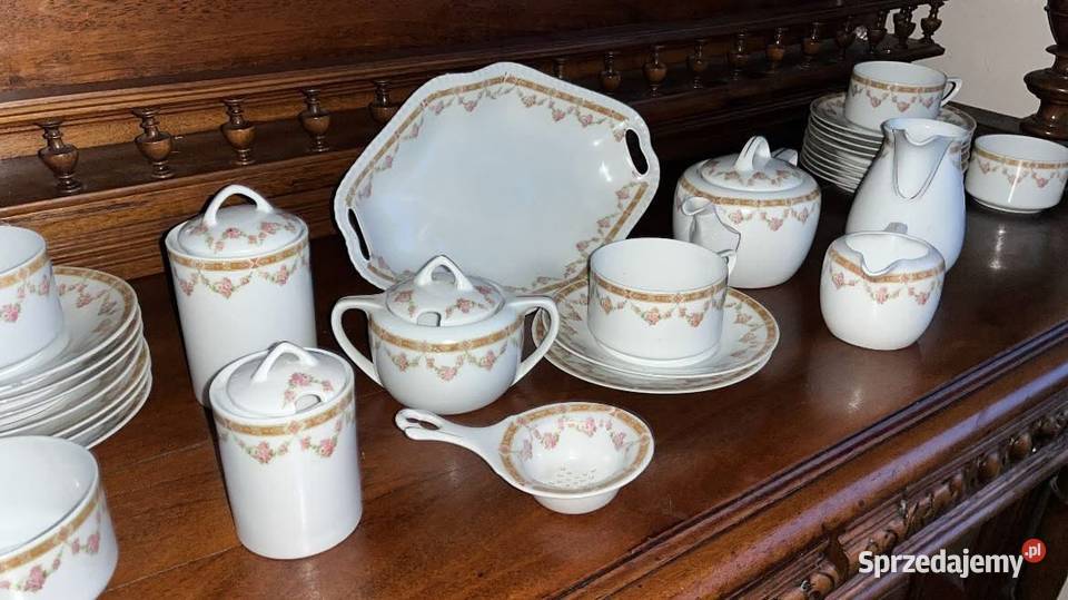 Serwis do herbaty BB Volksted Rudolfstadt Beyer pomorskie Gdańsk