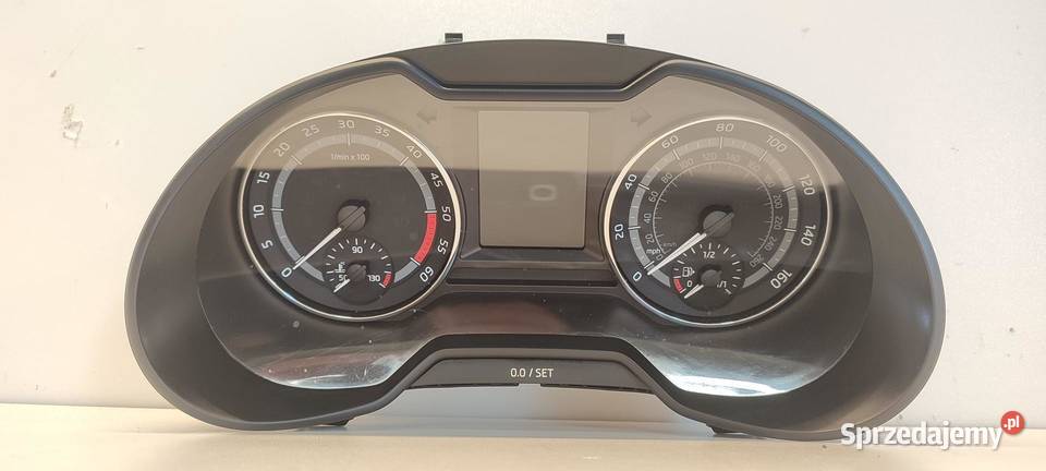 SKODA OCTAVIA III LICZNIK ZEGARY MPH ANGLIK RHD