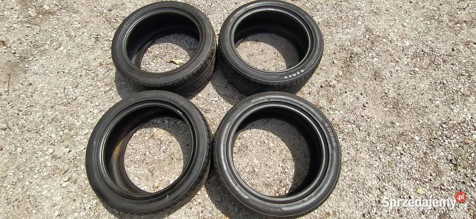 opony letnie lato 245 45 18 ładne 6mm bieźnik