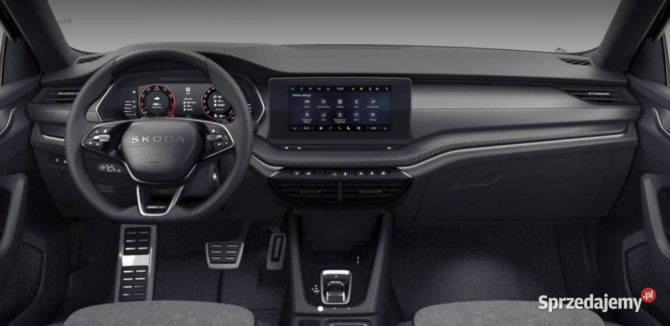 koda Octavia Combi Sportline 15 TSI mHEV 150 DSG asystent pasa ruchu Łódź sprzedam