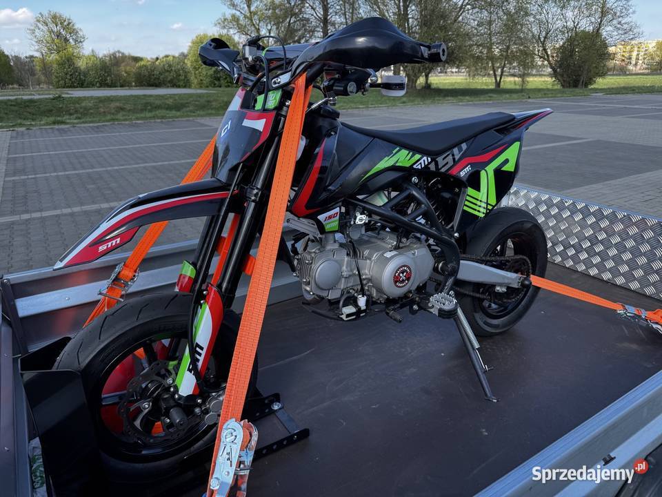Pitbike 150 supermoto nowe opony wyższy MRF 140