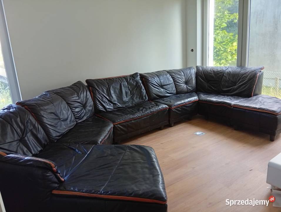 Ekskluzywna Skórzana kanapa klubowa Idealna do Warszawa