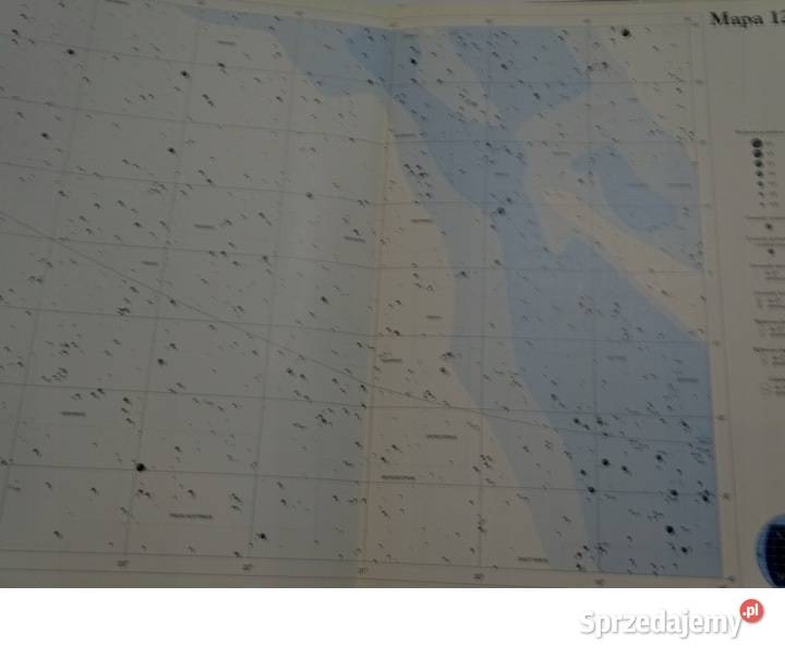 DOBRZYCKI Atlas nieba gwiaździstego fizyka, astronomia Książki naukowe i popularnonaukowe śląskie Gliwice