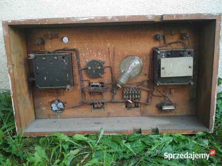 Stara tablica sterująca PRL panel automatyka 672 Pozostałe Kościan