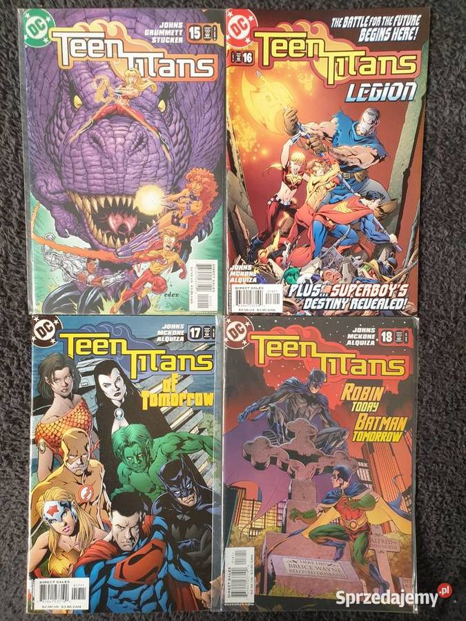 Teen Titans kolekcja 18 komiksów DC USA Komiksy sprzedam