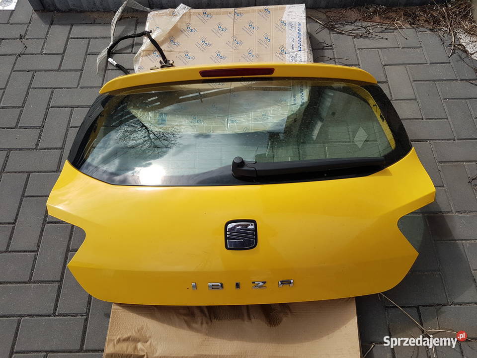 SEAT IBIZA 6J 2010 KLAPA BAGAZNIKA TYLNA KLAPA części blacharskie wielkopolskie Turek