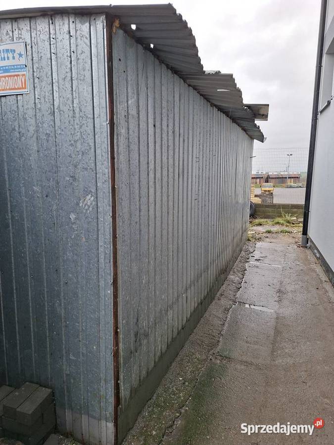 Garaż blaszany 8x6m 48m hala TRANSPORT Chełmno