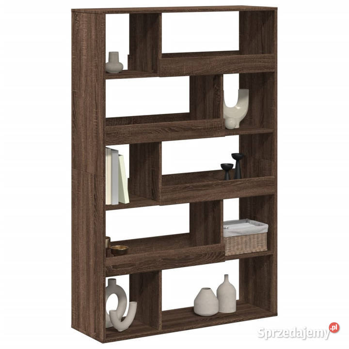 Regał dąb brązowy 100x33x1565 materiał Warszawa