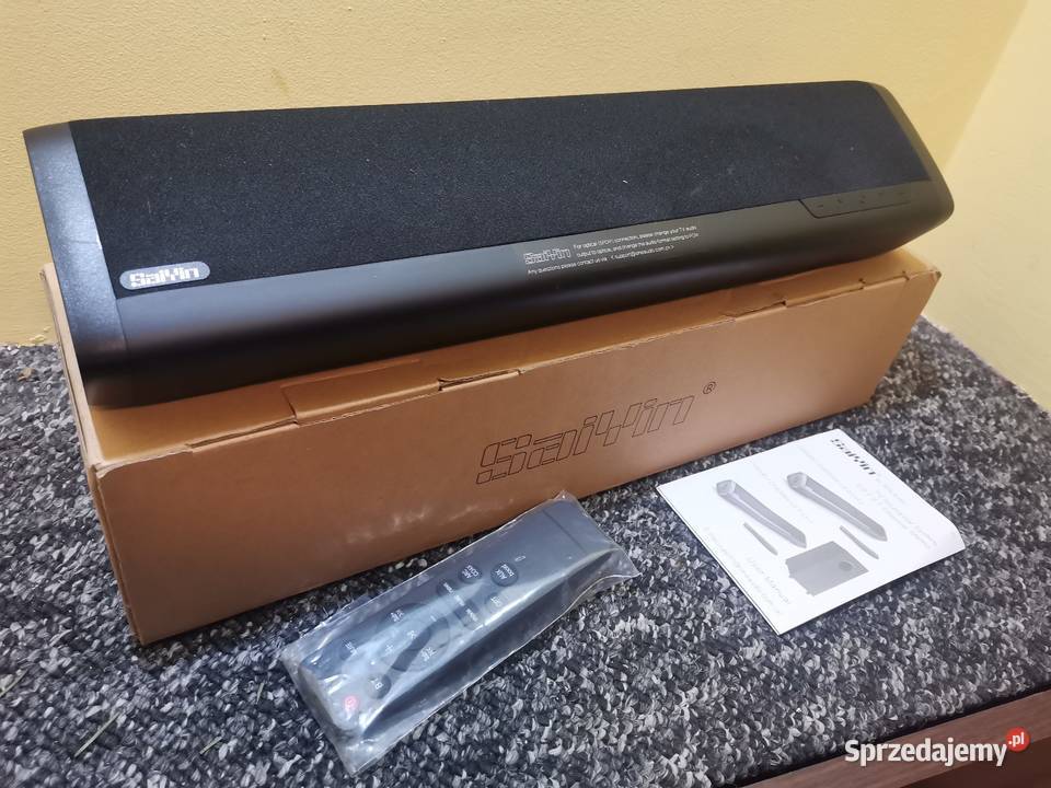 Saiyin Soundbar głośnik TV Bluetooth AUX 20W Trzcianka sprzedam