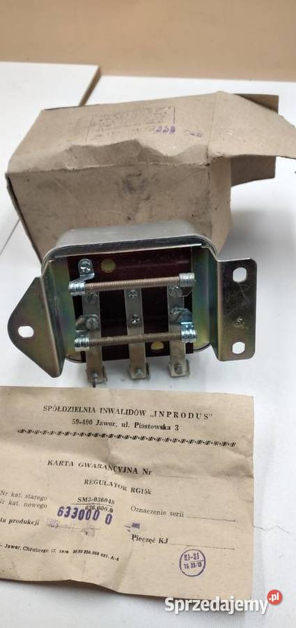 Regulator napięcia RG15k warszawa Żuk Nysa fiat Skarżysko-Kamienna sprzedam