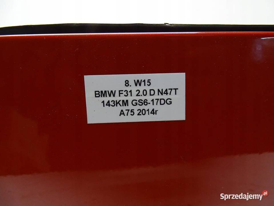 KLAPKA WLEWU PALIWA KOREK BMW F31 MELBOURNEROT osobowe sprzedam