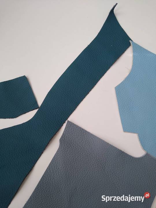 Skóra Licowa Włoska średnie i małe kawałki 4