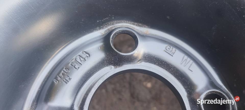 Felga stalowa OPEL 4x100 15 ET43 6Jx15 H2 Nowa