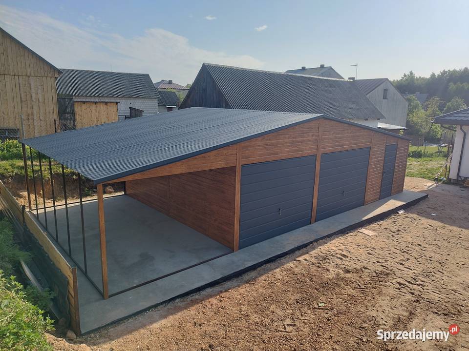 Wiata Carport Hala Garaż Blaszany profil ocynk