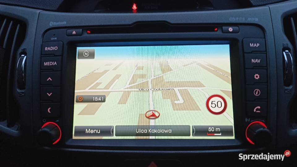 Kia Sportage polskie menu polski lektor mapy Aleksandrów Łódzki