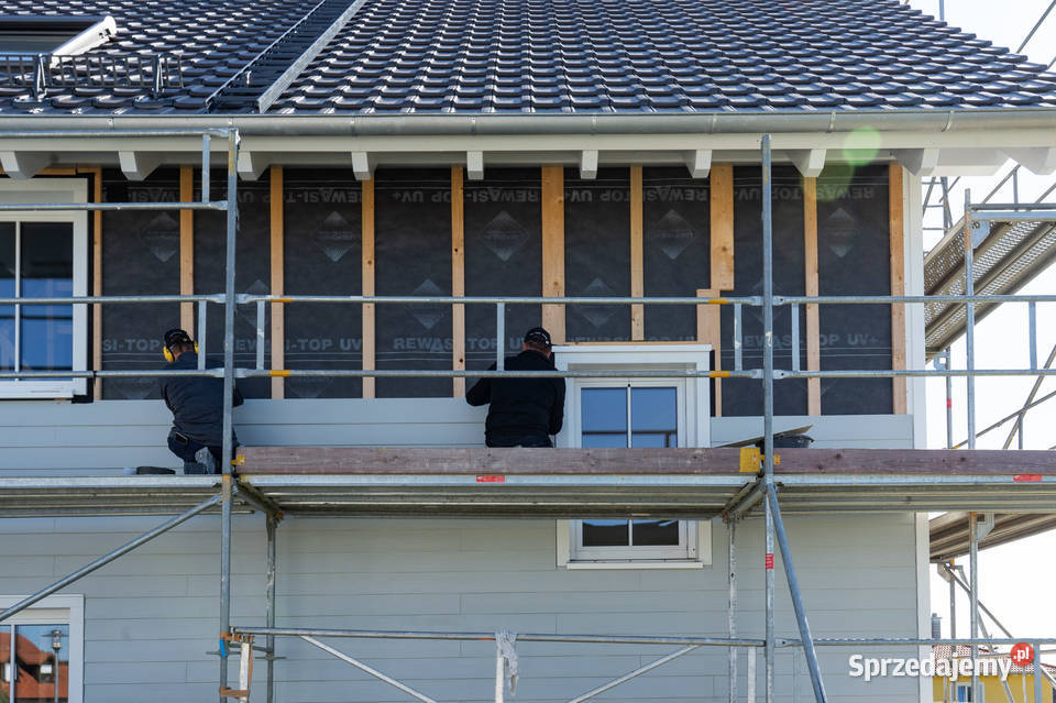 Antracytowe deski elewacyjne włóknocementowe pomorskie Gdańsk