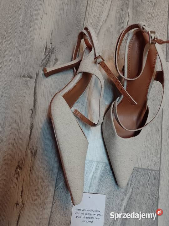 41 ASOS Beżowe czółenka Wieczorowez odkrytą małopolskie Kraków