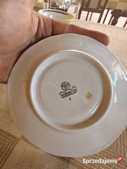 Porcelanowy serwis kawowy Wałbrzych Książ Kluczbork sprzedam