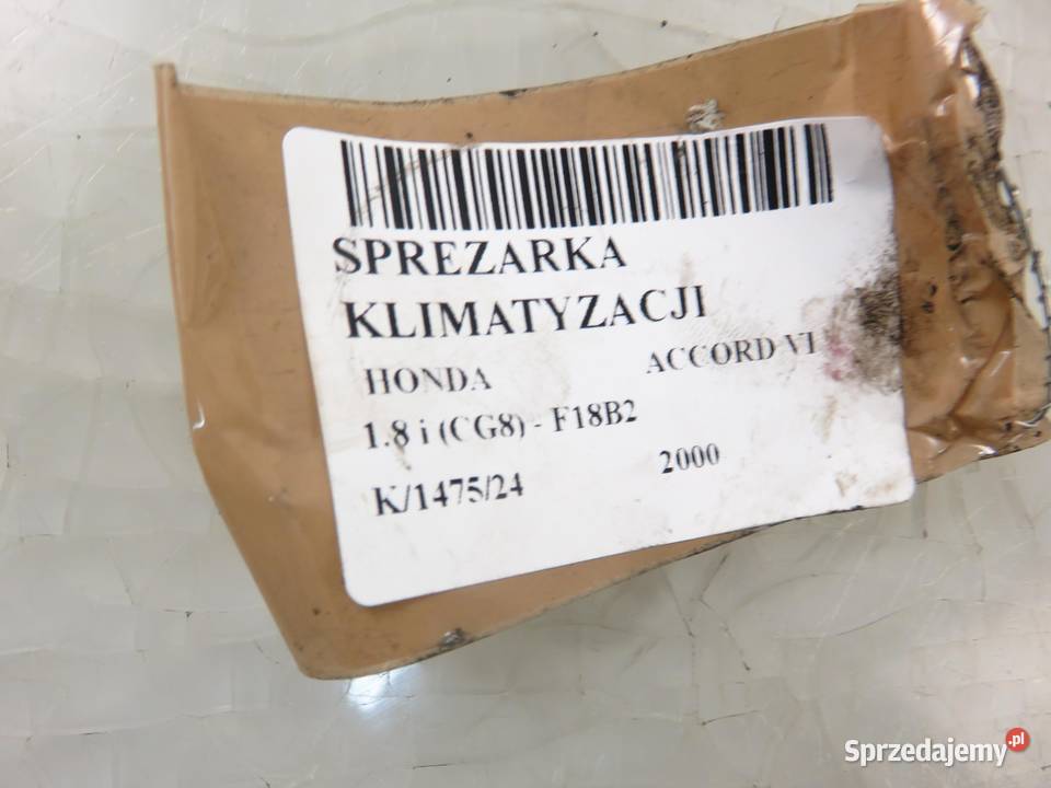 KOMPRESOR KLIMATYZACJI HONDA ACCORD VI 18 F18B2 osobowe małopolskie