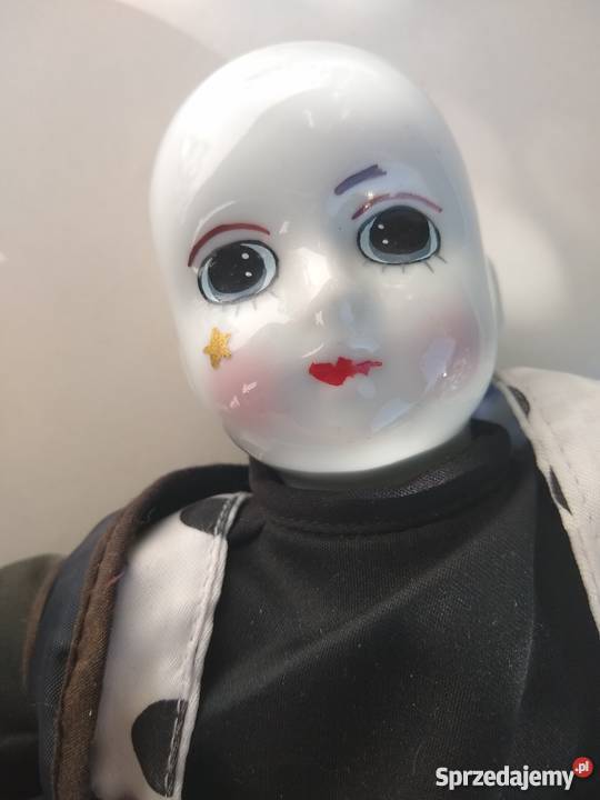 Porcelanowy pierrot wys 36 Miłobądz