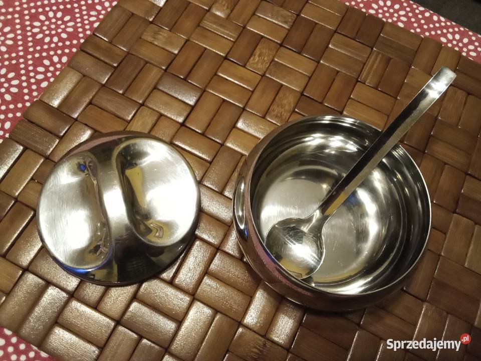 Prl cukiernica art deco metal Łódź