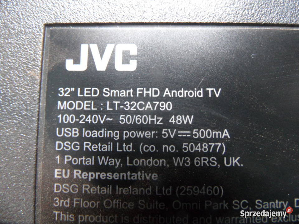 plyta glowna telewizor JVC LT32CA790 świętokrzyskie Kielce sprzedam