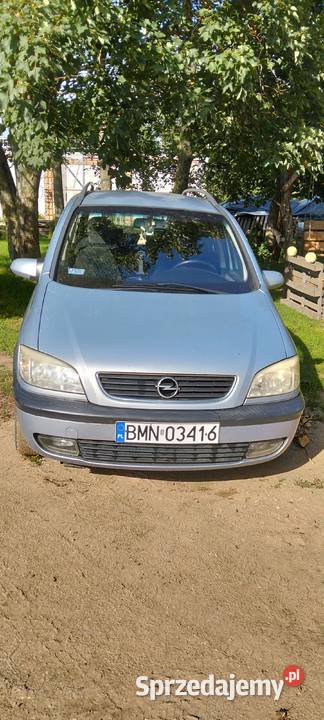 Opel Zafira 2002r podlaskie Mikicin-Kolonia