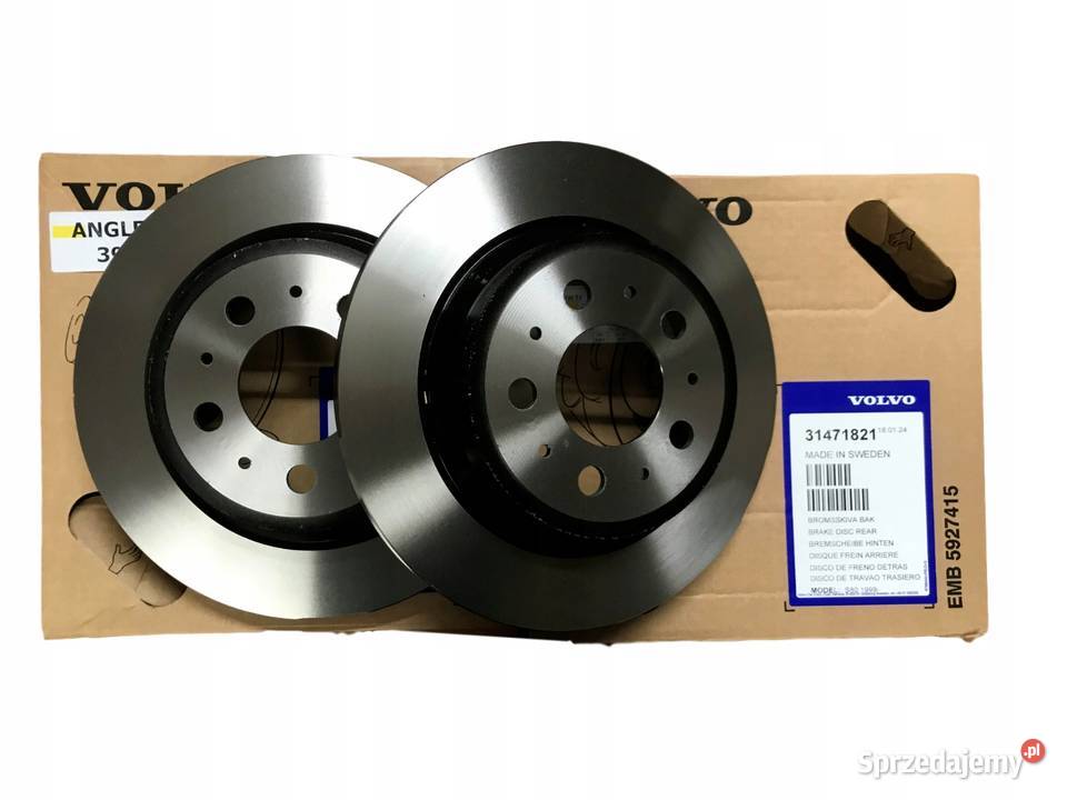 VOLVO V70 XC70 oryginal tarcze hamulcowe tyl Gadgety motoryzacyjne Bielany Wrocławskie