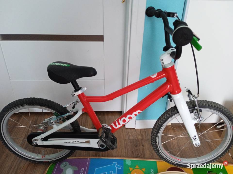 Rower dziecięcy woom 3 czerwony Łódź
