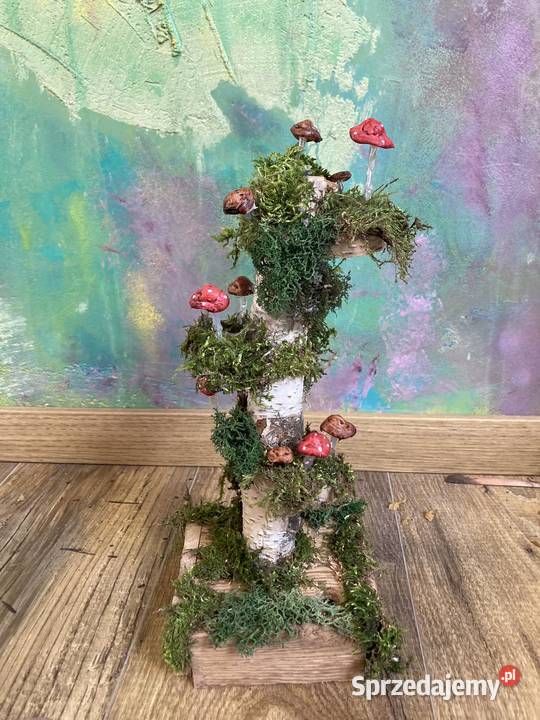 Dekoracyjna lampa leśna handmade Kraków