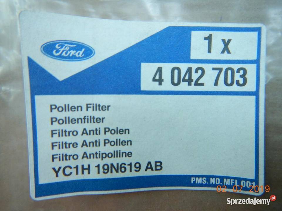 FILTR KABINOWY TRANSIT 0006 20 24 NOWY ASO