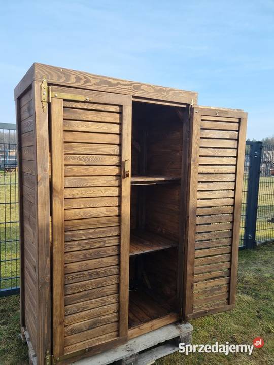 Szafa ogrodowa drewniana schowek na narzędzia Kalety