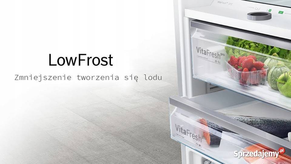 Lodówka z zamrażarką Vivax Slim 152 174L Biała 152cm sprzedam