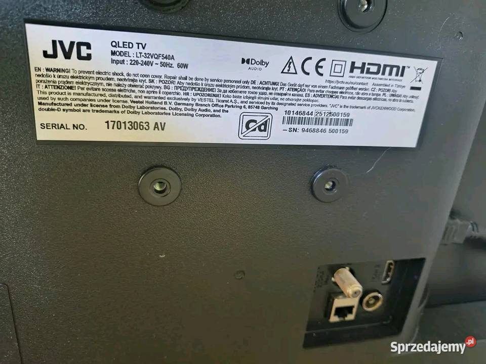 Telewizor 32 cale JVC Android TV gwarancja śląskie Rybnik