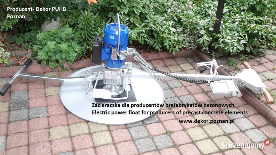 Zacieraczka producentów prefabrykatów betonowych Poznań sprzedam